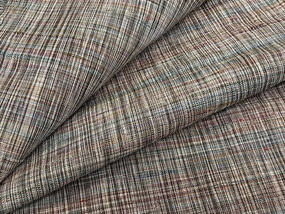 平和屋着物▽上質な紬　単衣　霞文　正絹　逸品　CAAU3932xi