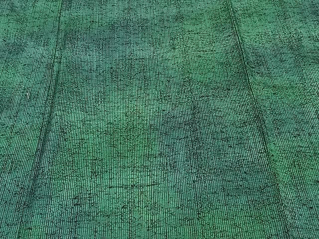 平和屋着物▽上質な紬 単衣 霞文 正絹 逸品 CAAU3933xi