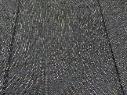 平和屋着物▽上質な紬 単衣 流水文 正絹 逸品 CAAU3935xi