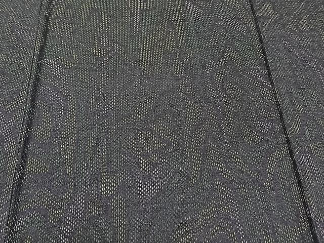 平和屋着物▽上質な紬 単衣 流水文 正絹 逸品 CAAU3935xi
