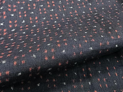 平和屋着物▽上質な紬 単衣 霞文 正絹 逸品 CAAU3936xi