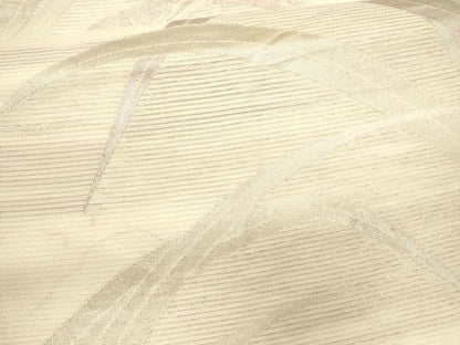 平和屋着物＊夏物　六通柄袋帯　芝草文　銀糸　正絹　逸品　CAAU4078eg