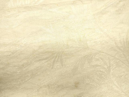 平和屋着物＊夏物　六通柄袋帯　草花文　銀糸　正絹　逸品　CAAU4116eg