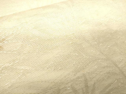 平和屋着物＊夏物　六通柄袋帯　草花文　銀糸　正絹　逸品　CAAU4116eg