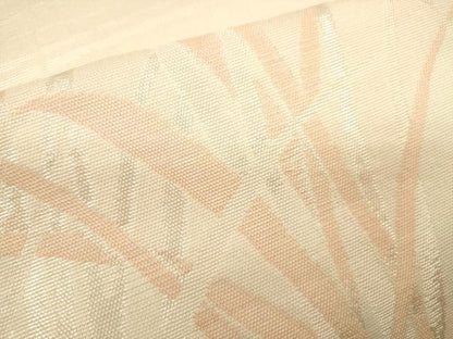 平和屋着物＊夏物　六通柄袋帯　流水草木文　銀糸　正絹　逸品　CAAU4252eg