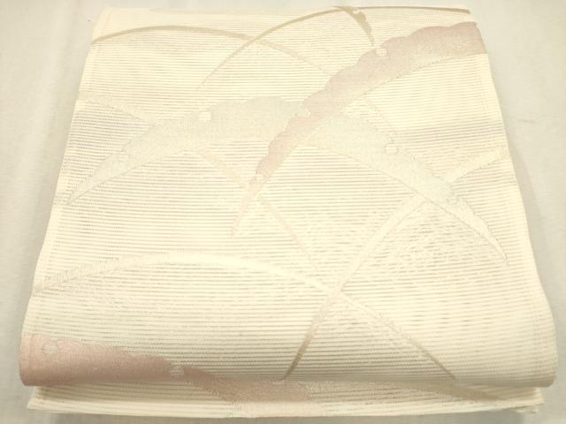 平和屋着物＊夏物 六通柄袋帯 露芝文 金銀糸 正絹 逸品 CAAU4292eg