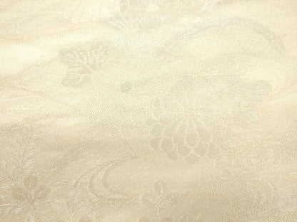 平和屋着物＊夏物 六通柄袋帯 籬流水草花文 金銀糸 正絹 逸品 CAAU4297eg