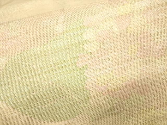 平和屋着物＊夏物 六通柄 本袋帯 紫陽花 金銀糸 正絹 逸品 CAAU4320eg