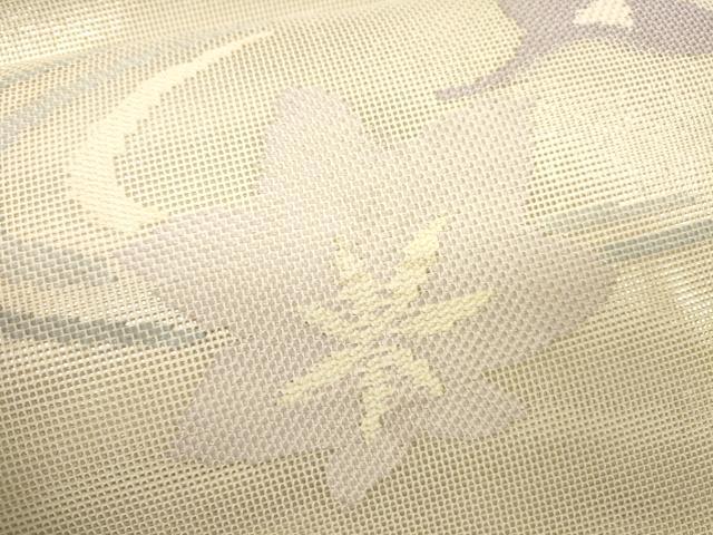 平和屋着物＊夏物 太鼓柄袋帯 竜田川 銀糸 正絹 逸品 CAAU4335eg