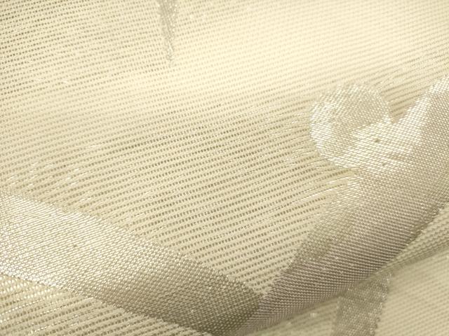 平和屋着物＊夏物 六通柄袋帯 露芝文 銀糸 正絹 逸品 CAAU4360eg