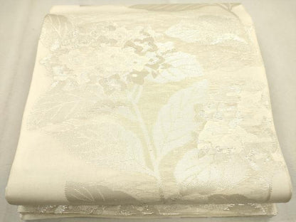 平和屋着物＊夏物　六通柄袋帯　紫陽花　銀糸　正絹　逸品　CAAU4361eg