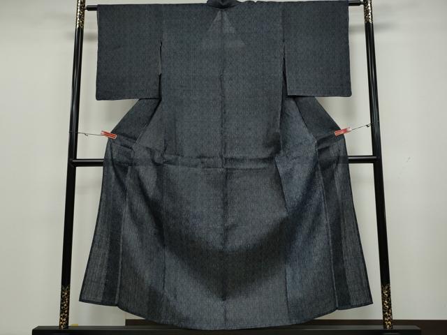 平和屋着物＊夏物 重要無形文化財 本場宮古上布 麻の葉文様 苧麻 逸品 CAAU4785ut