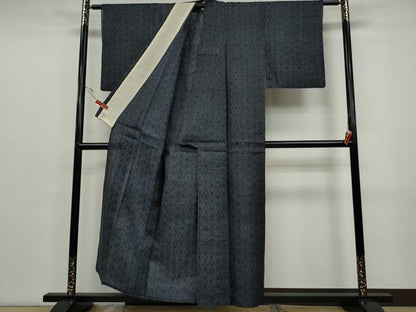 平和屋着物＊夏物 重要無形文化財 本場宮古上布 麻の葉文様 苧麻 逸品 CAAU4785ut
