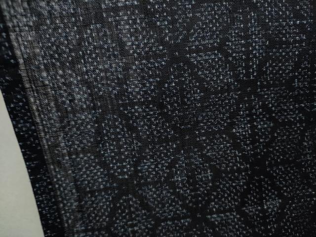 平和屋着物＊夏物 重要無形文化財 本場宮古上布 麻の葉文様 苧麻 逸品 CAAU4785ut