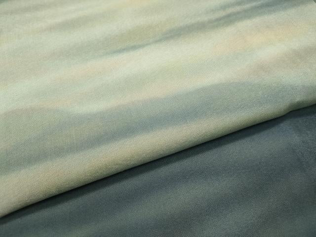 平和屋着物▽訪問着 単衣 霞文 暈し染め 正絹 逸品 CAAU5286vp