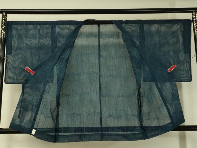 平和屋着物▽道行コート　スリーシーズン　春夏秋　塵除け　亀甲文　洗える着物　CAAU5521vp