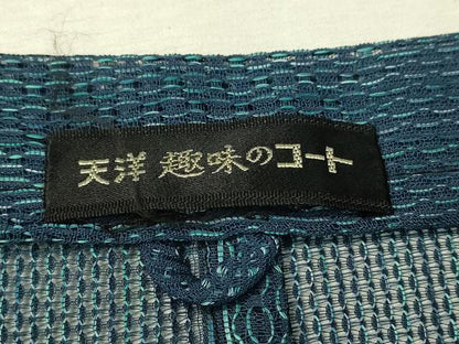 平和屋着物▽道行コート　スリーシーズン　春夏秋　塵除け　亀甲文　洗える着物　CAAU5521vp