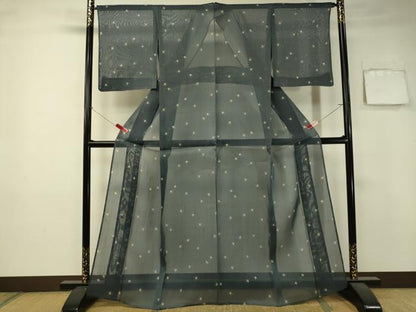 平和屋着物＊夏物 絹芭蕉 やじろべえ 証紙付き 正絹 逸品 CAAU5580vp