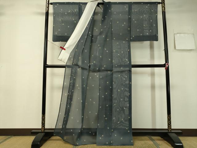 平和屋着物＊夏物 絹芭蕉 やじろべえ 証紙付き 正絹 逸品 CAAU5580vp