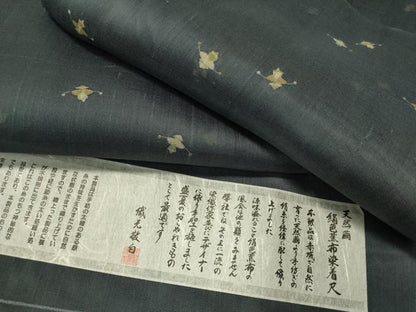 平和屋着物＊夏物 絹芭蕉 やじろべえ 証紙付き 正絹 逸品 CAAU5580vp