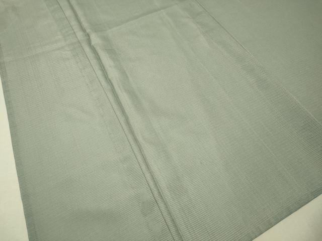 平和屋着物＊夏物 男性 色無地・長羽織セット 絽 着物:湊鼠色 羽織:銀鼠色 キングサイズ 洗える着物 CAAU5582vp