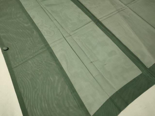 平和屋着物▽道行コート　スリーシーズン　春夏秋　塵除け　紗　ロング丈　青鈍色　正絹　逸品　未使用　CAAU5592vp