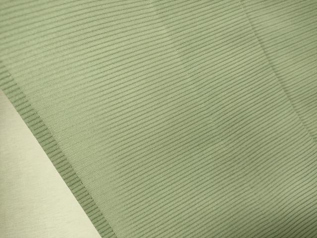 平和屋着物＊夏物 色無地 絽 山葵色 正絹 逸品 未使用 CAAU5600vp