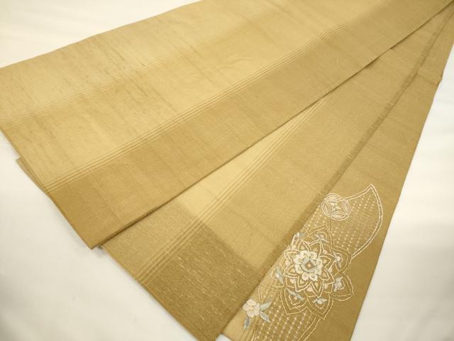 平和屋着物＊夏物 中国三大刺繍 スワトウ刺繍 総刺繍 太鼓柄袋帯 正倉院花文 正絹 逸品 CAAU5953ak
