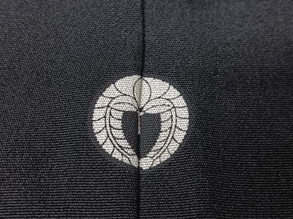 平和屋着物■豪華黒留袖 駒刺繍 吉祥御所車花文 金彩 正絹 逸品 CAAU7089ua