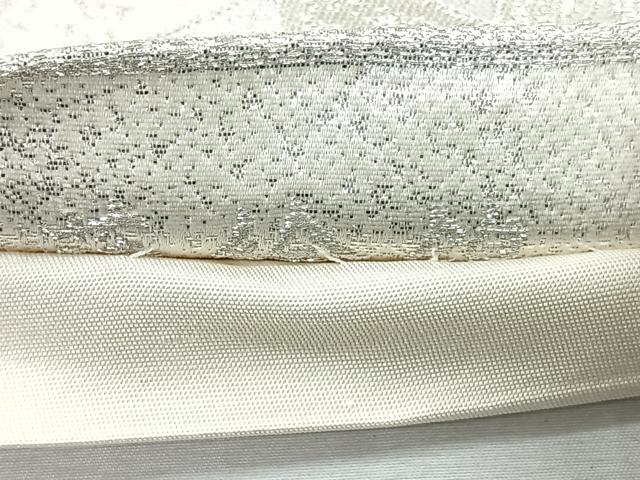 平和屋着物◎六通柄袋帯 蒔絵錦 人物風景文 銀糸 正絹 逸品 CAAU7226nb