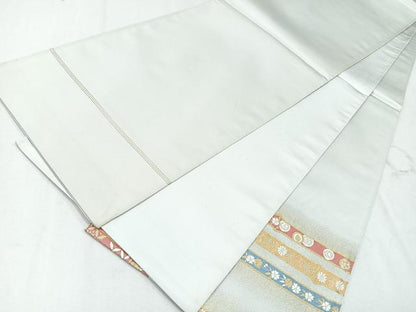 平和屋着物◎六通柄袋帯　唐織　吉祥竹文　金糸　ますいわ屋扱い　正絹　逸品　CAAU7517nb