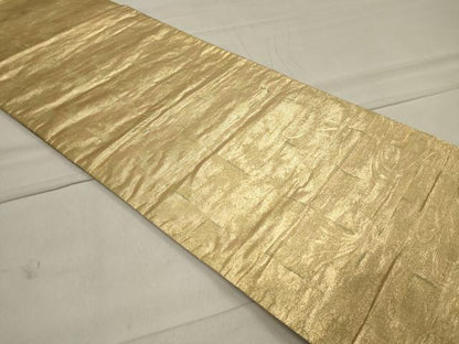 平和屋着物◎両面 六通柄袋帯 唐織 流水花蝶丸文 金糸 正絹 逸品 CAAU7616in