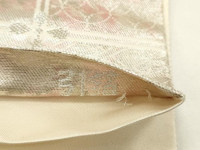 平和屋着物◎六通柄袋帯　寿煌金彩錦　天井花鳥丸文　引箔　正絹　逸品　CAAU7681in