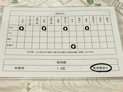 平和屋着物◎六通柄袋帯 唐織 籬花文 銀糸 正絹 逸品 CAAU7702in