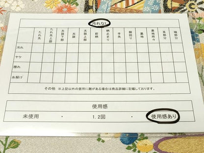 平和屋着物◎太鼓柄袋帯 唐織 明綴 市薗絵図 金銀糸 正絹 逸品 CAAU7705in