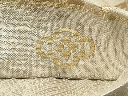 平和屋着物◎佐賀錦 六通柄袋帯 琳派悠久文 金銀糸 正絹 逸品 CAAU7716in