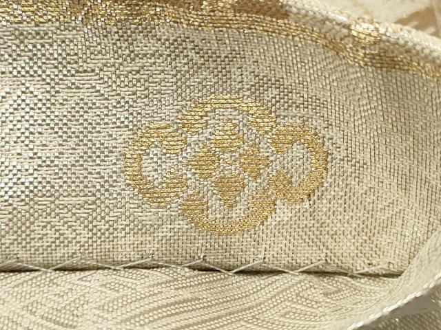 平和屋着物◎佐賀錦 六通柄袋帯 琳派悠久文 金銀糸 正絹 逸品 CAAU7716in