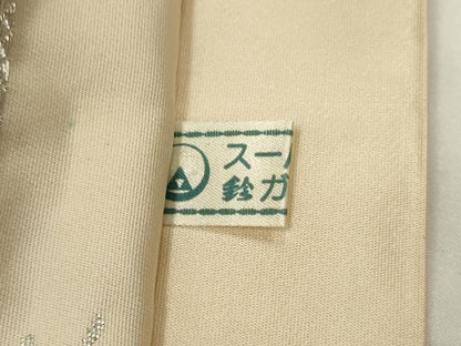 平和屋着物◎六通柄袋帯　唐織　澄葵花苑文　銀糸　鈴乃屋扱い　正絹　逸品　CAAU7756in