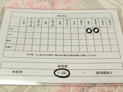 平和屋着物◎六通柄袋帯　唐織　扇面花文　銀糸　正絹　逸品　CAAU7768in