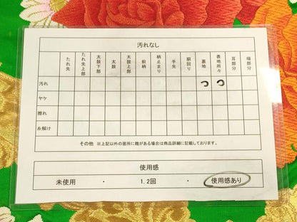 平和屋着物◎六通柄袋帯 唐織 草花文 金糸 正絹 逸品 CAAU8597ft