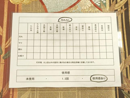 平和屋着物◎両面 全通柄袋帯 吉祥花文 金銀糸 正絹 逸品 CAAU8704ft