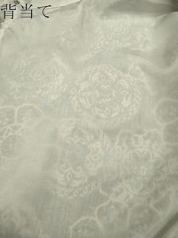 平和屋着物▽上質な小紋 単衣 正倉院花文 正絹 逸品 CAAU8845gh