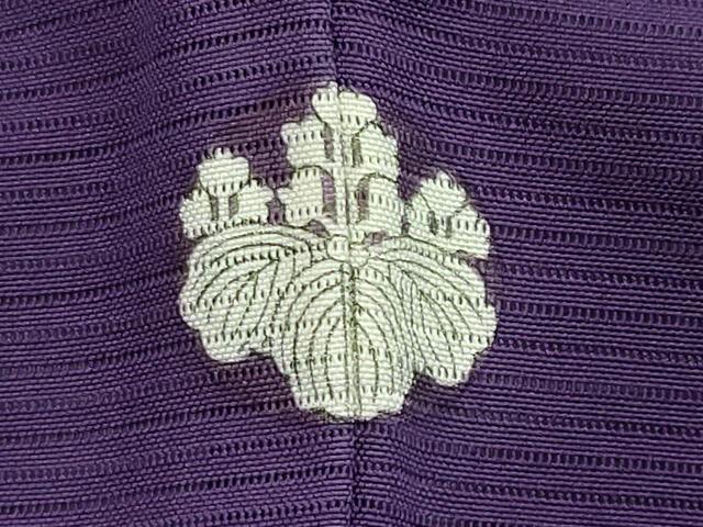平和屋着物＊夏物　色無地　絽　葡萄色　正絹　逸品　CAAU8929gh
