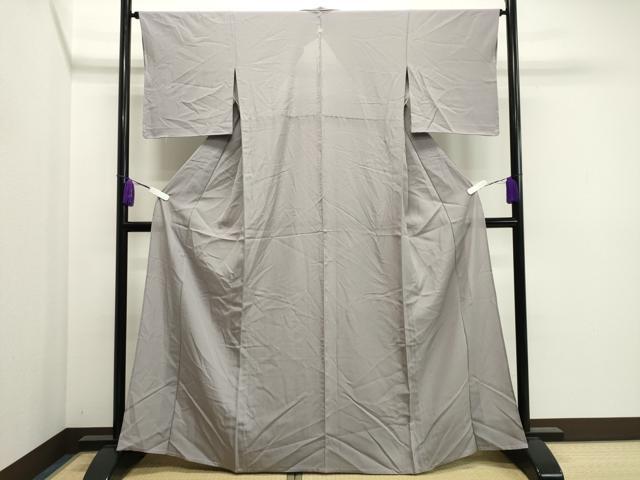 平和屋着物＊夏物 色無地 絽 作家物 泥染め 潤色 反端付き 正絹 逸品 未使用 CAAU8936gh