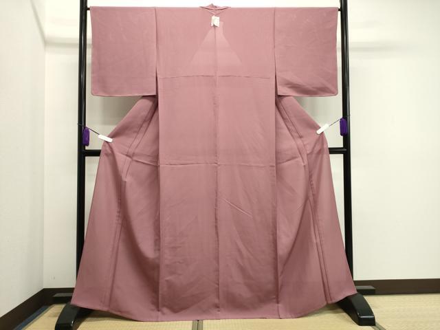 平和屋着物＊夏物 色無地 絽 蘇芳香色 正絹 逸品 未使用 CAAU8938gh
