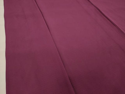 平和屋着物＊夏物 色無地 絽 堅牢染 暗紅色 反端付き 正絹 逸品 CAAU8941gh
