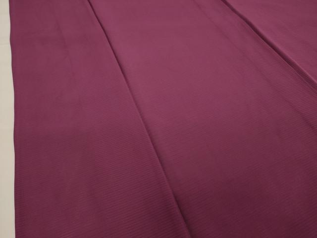 平和屋着物＊夏物 色無地 絽 堅牢染 暗紅色 反端付き 正絹 逸品 CAAU8941gh