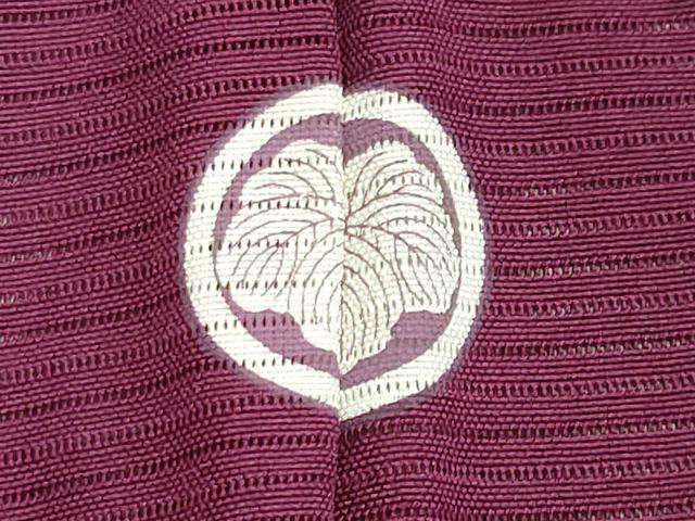 平和屋着物＊夏物 色無地 絽 堅牢染 暗紅色 反端付き 正絹 逸品 CAAU8941gh