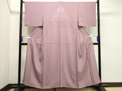 平和屋着物＊夏物 色無地 絽 石竹色 正絹 逸品 CAAU8942gh