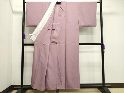 平和屋着物＊夏物 色無地 絽 石竹色 正絹 逸品 CAAU8942gh